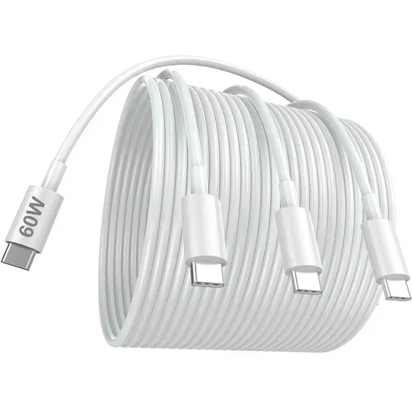 USB‎ C 3ft iphone charger white 36” NWT - Picture 1 of 4
